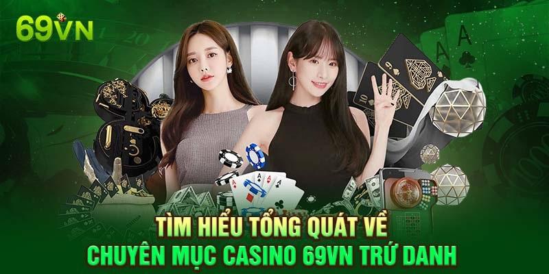 Top 10 tựa game trứ danh tại casino 69vn